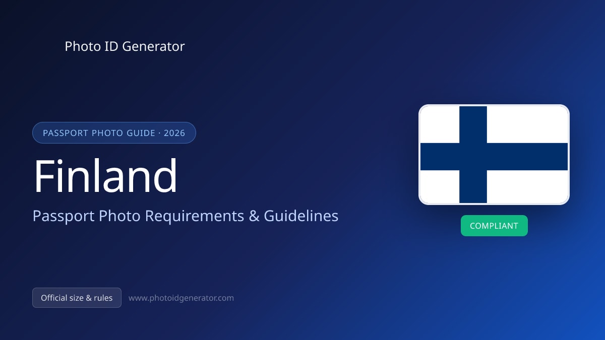 Finland Passport Photo Requirements & Guidelines