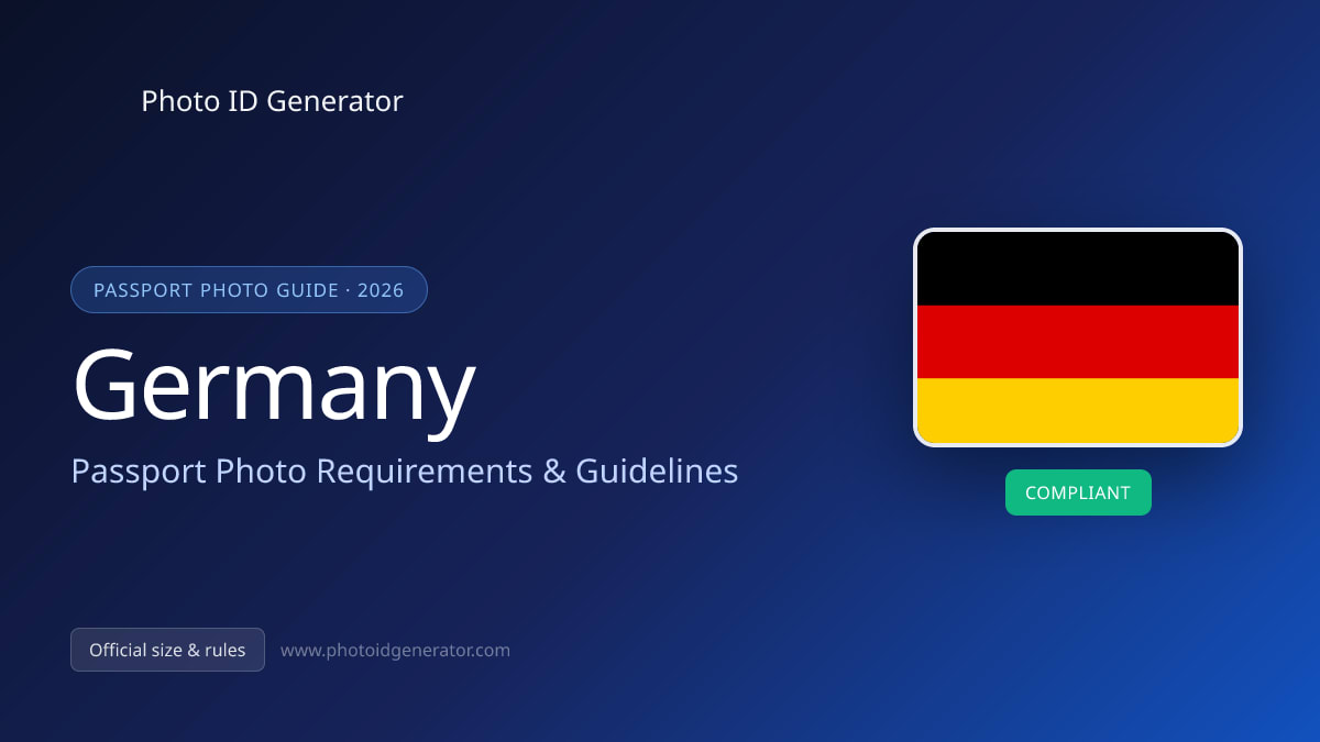 Germany Passport Photo Requirements & Guidelines