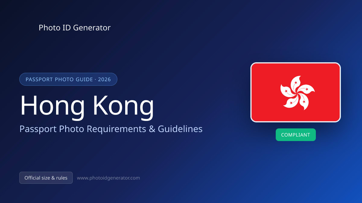 Hong Kong Passport Photo Requirements & Guidelines