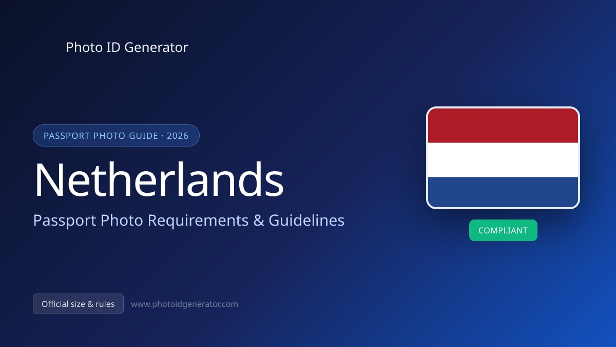 Netherlands Passport Photo Requirements & Guidelines