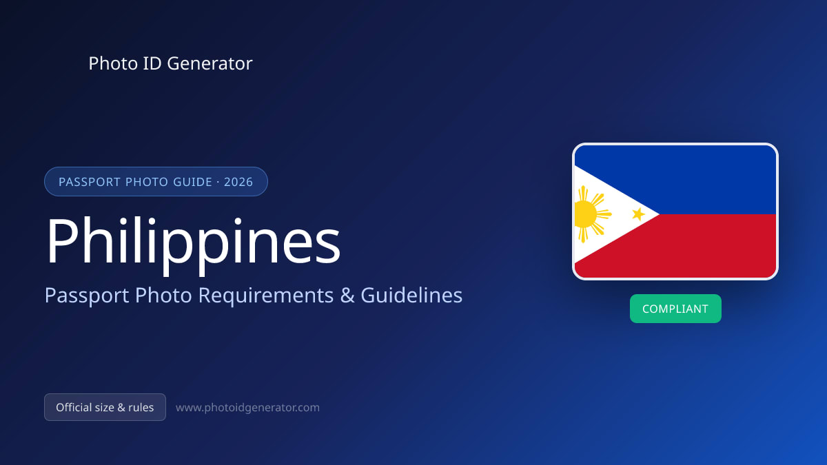 Philippines Passport Photo Requirements & Size 2026