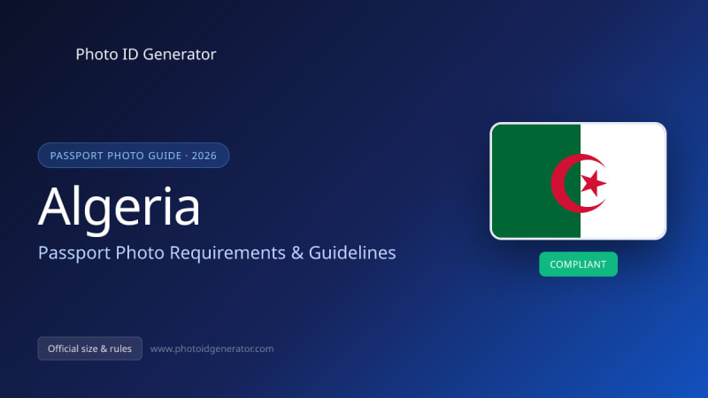 Algeria Passport Photo Requirements & Guidelines — Photo ID Generator blog