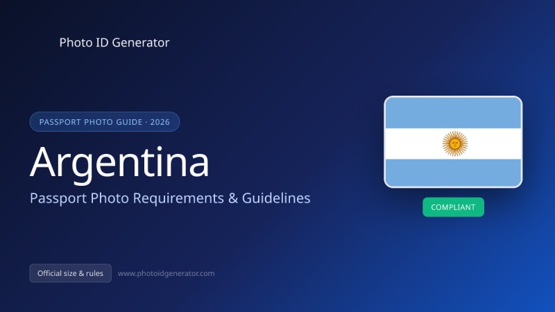 Argentina Passport Photo Requirements & Guidelines — Photo ID Generator blog