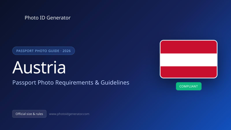 Austria Passport Photo Requirements & Guidelines — Photo ID Generator blog