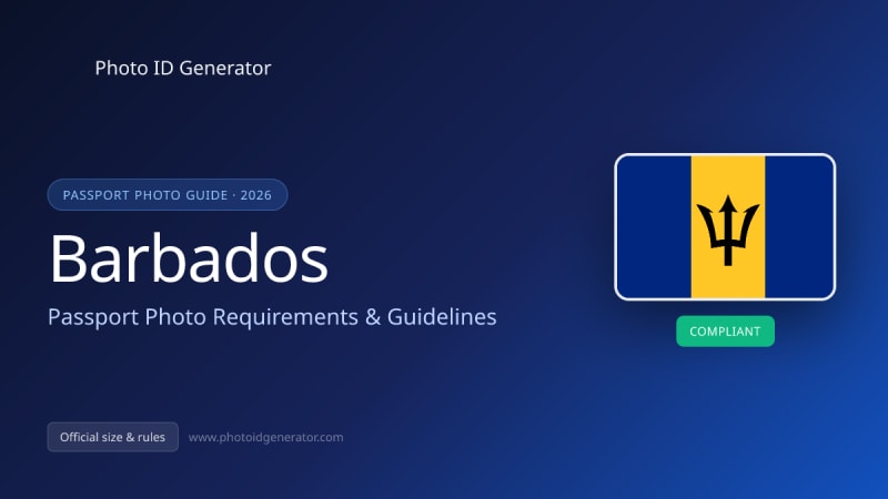 Barbados Passport Photo Requirements & Guidelines — Photo ID Generator blog