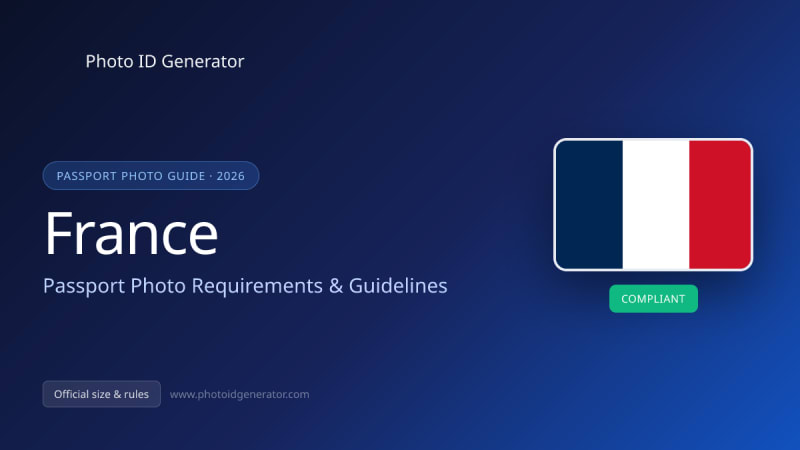France Passport Photo Requirements & Guidelines — Photo ID Generator blog