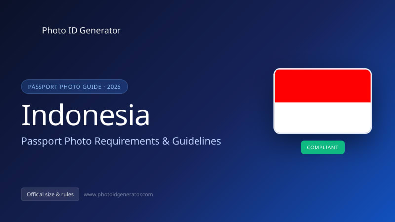 Indonesia Passport Photo Requirements & Guidelines — Photo ID Generator blog