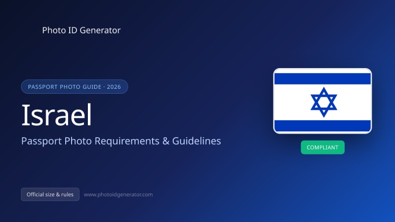 Israel Passport Photo Requirements & Guidelines — Photo ID Generator blog