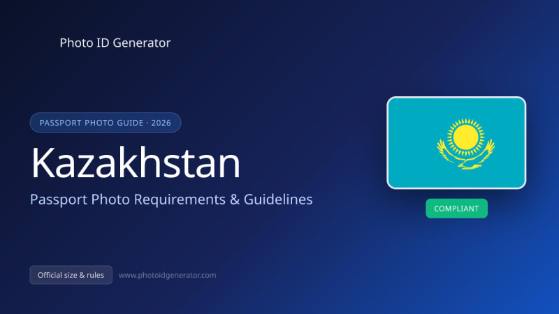 Kazakhstan Passport Photo Requirements & Guidelines — Photo ID Generator blog