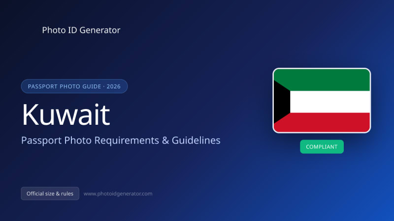 Kuwait Passport Photo Requirements & Guidelines — Photo ID Generator blog