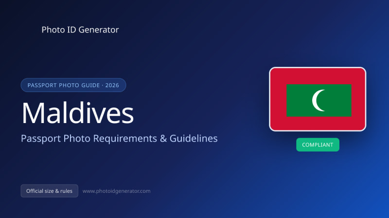 Maldives Passport Photo Requirements & Guidelines — Photo ID Generator blog
