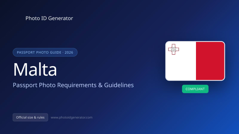 Malta Passport Photo Requirements & Guidelines — Photo ID Generator blog