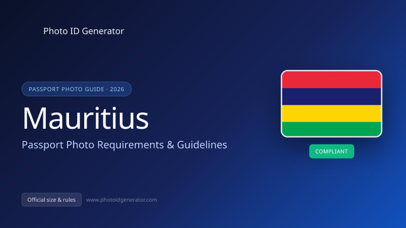 Mauritius Passport Photo Requirements & Guidelines — Photo ID Generator blog