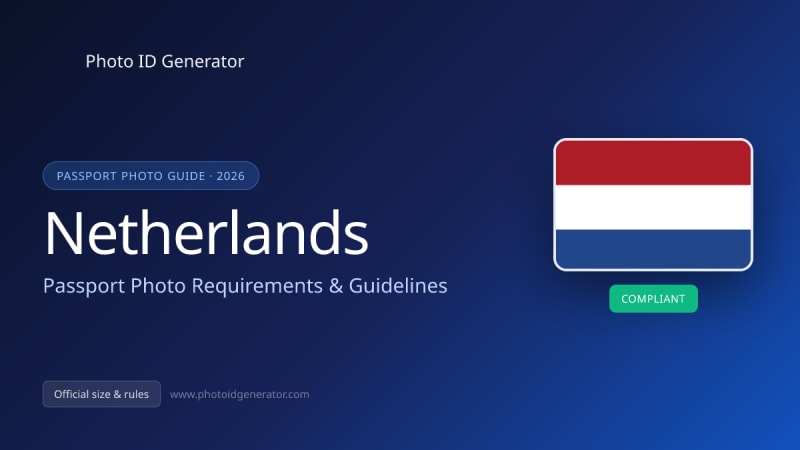 Netherlands Passport Photo Requirements & Guidelines — Photo ID Generator blog