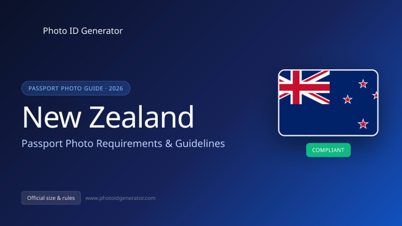 New Zealand Passport Photo Requirements & Guidelines — Photo ID Generator blog