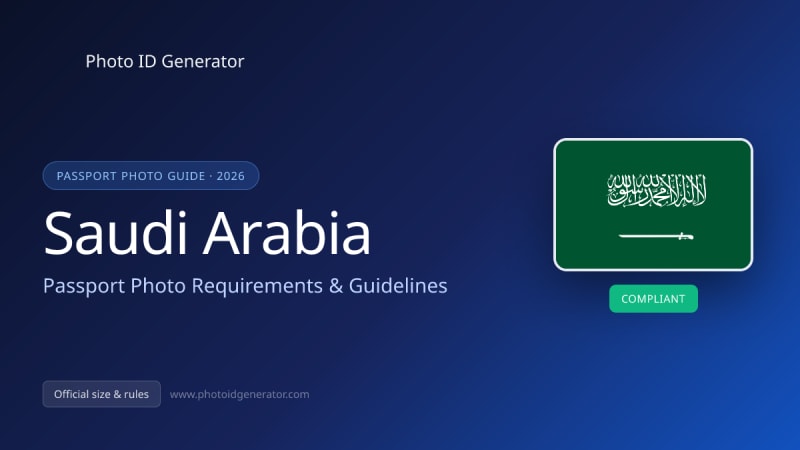 Saudi Arabia Passport Photo Requirements & Guidelines — Photo ID Generator blog