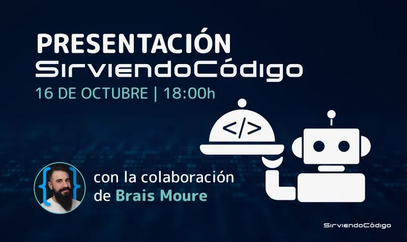 Foto de portada del evento Sirviendo Código: Presentación