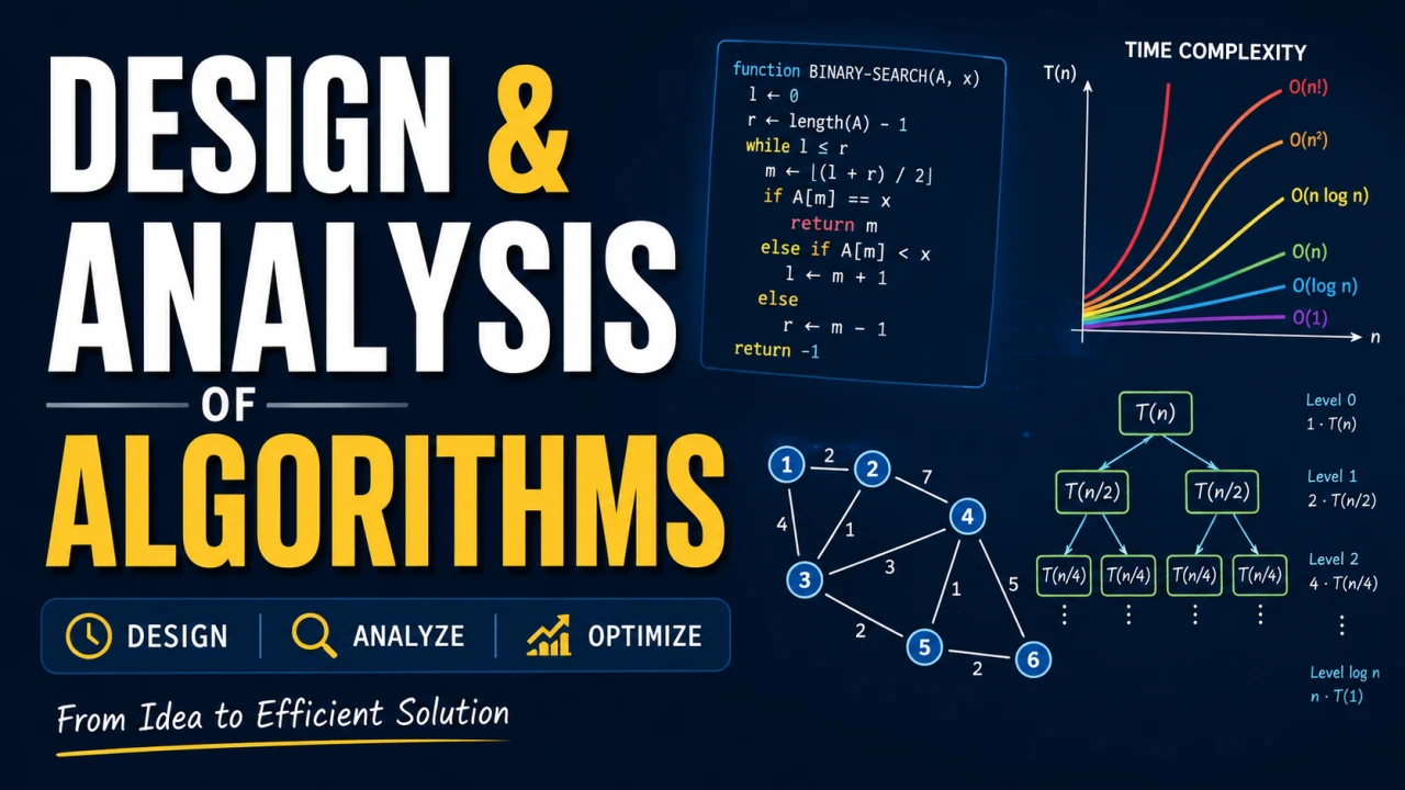 Design and Analysis of Algorithms (DAA)