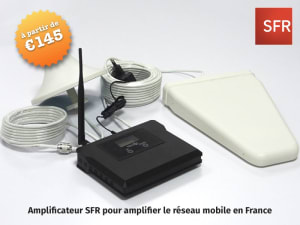 Amplificateur SFR: améliorer votre réseau mobile partout en France