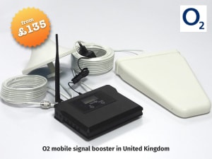O2 mobile signal booster in the UK