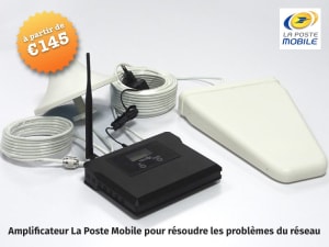 Amplificateur GSM La Poste Mobile — performance fiable