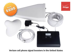Verizon cell phone signal boosters in the United States
