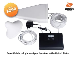 Boost Mobile cell phone signal boosters in the United States