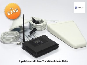 Ripetitore Tiscali | Il migliore amplificatore segnale Tiscali in Italia