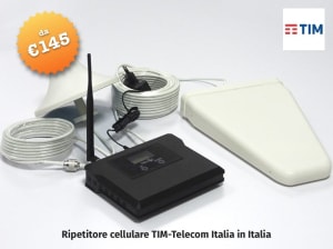 Ripetitore TIM: Amplificatore segnale rete TIM 4G/3G per la casa in Italia