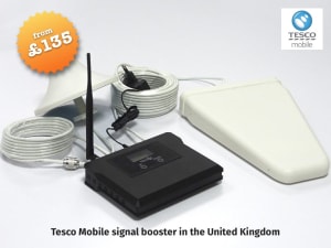 Tesco Mobile signal booster in the UK