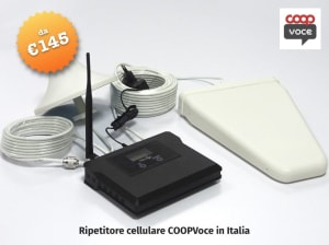 Ripetitore Coopvoce | Il migliore amplificatore segnale Coopvoce in Italia