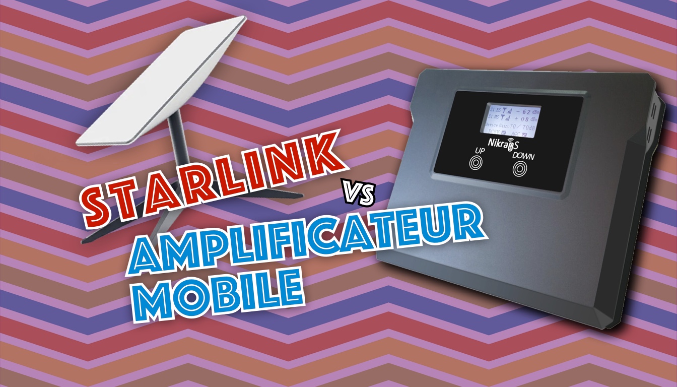 Amplificateur de signal mobile ou Starlink : que choisir pour améliorer la connexion Internet ?
