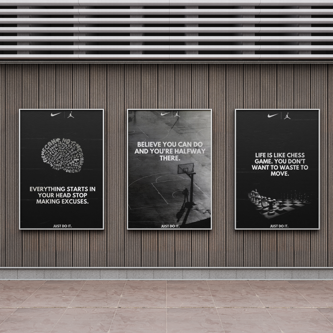 Triptyque Nike Motivation