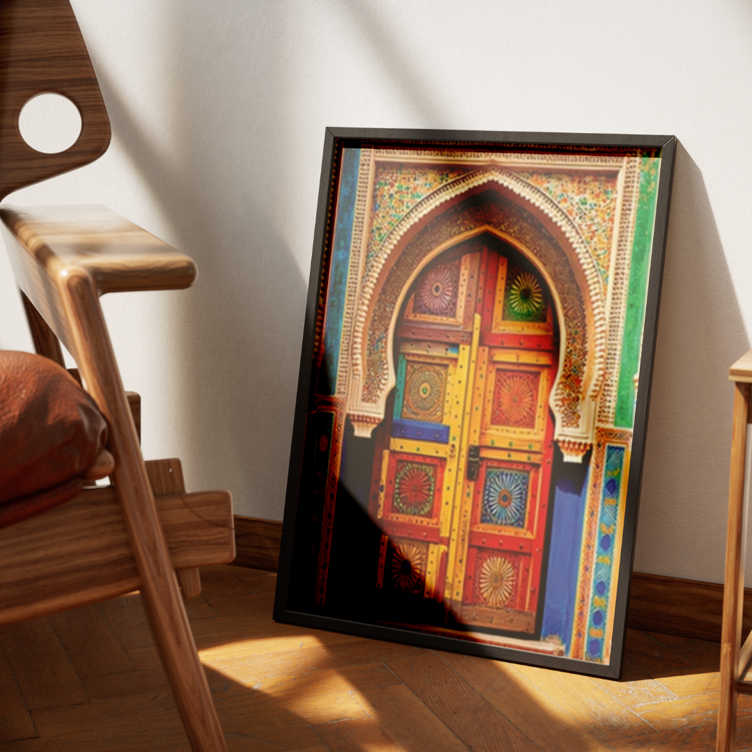 Porte Marocaine Vibrante