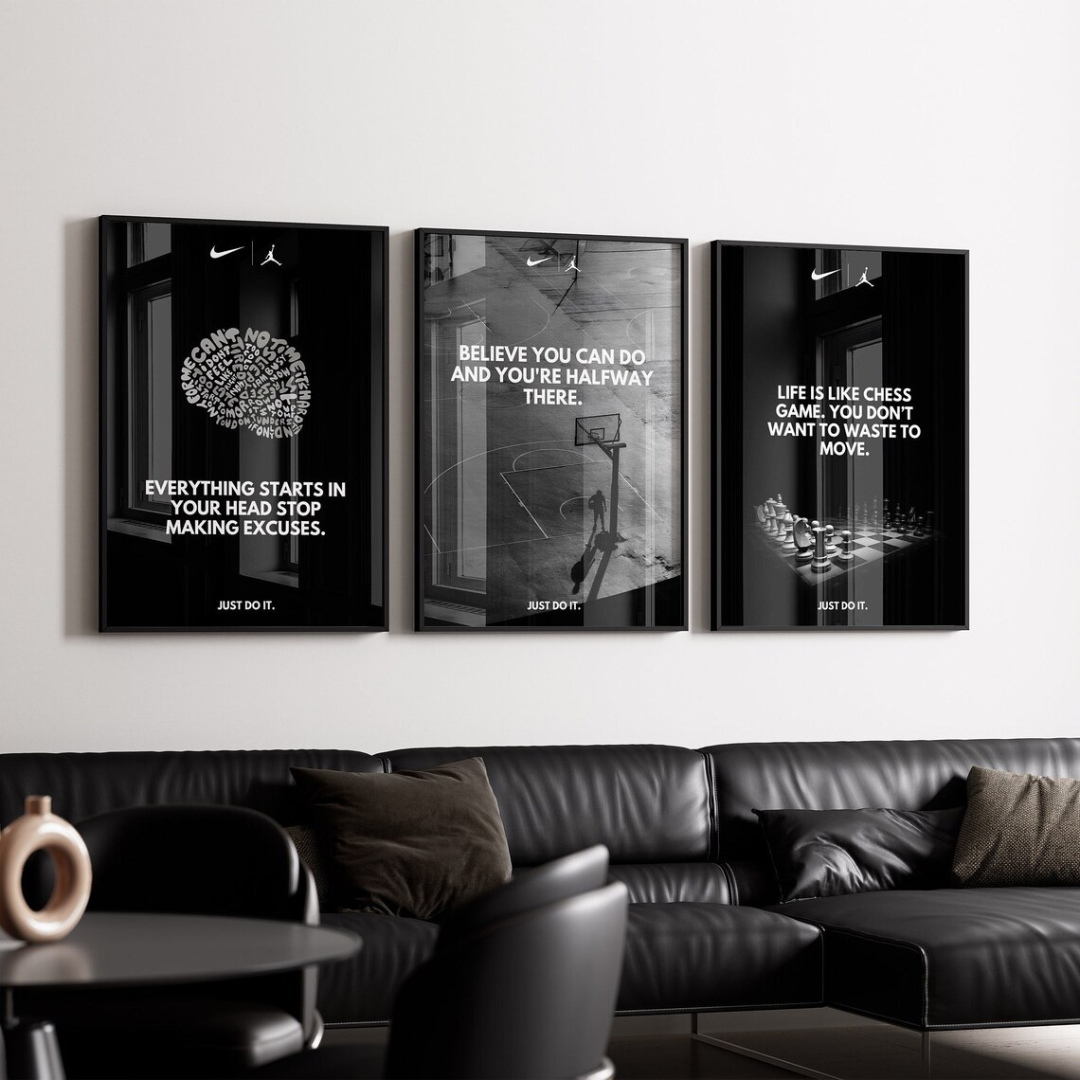 Triptyque Nike Motivation