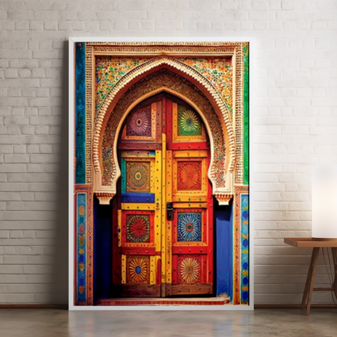 Porte Marocaine Vibrante