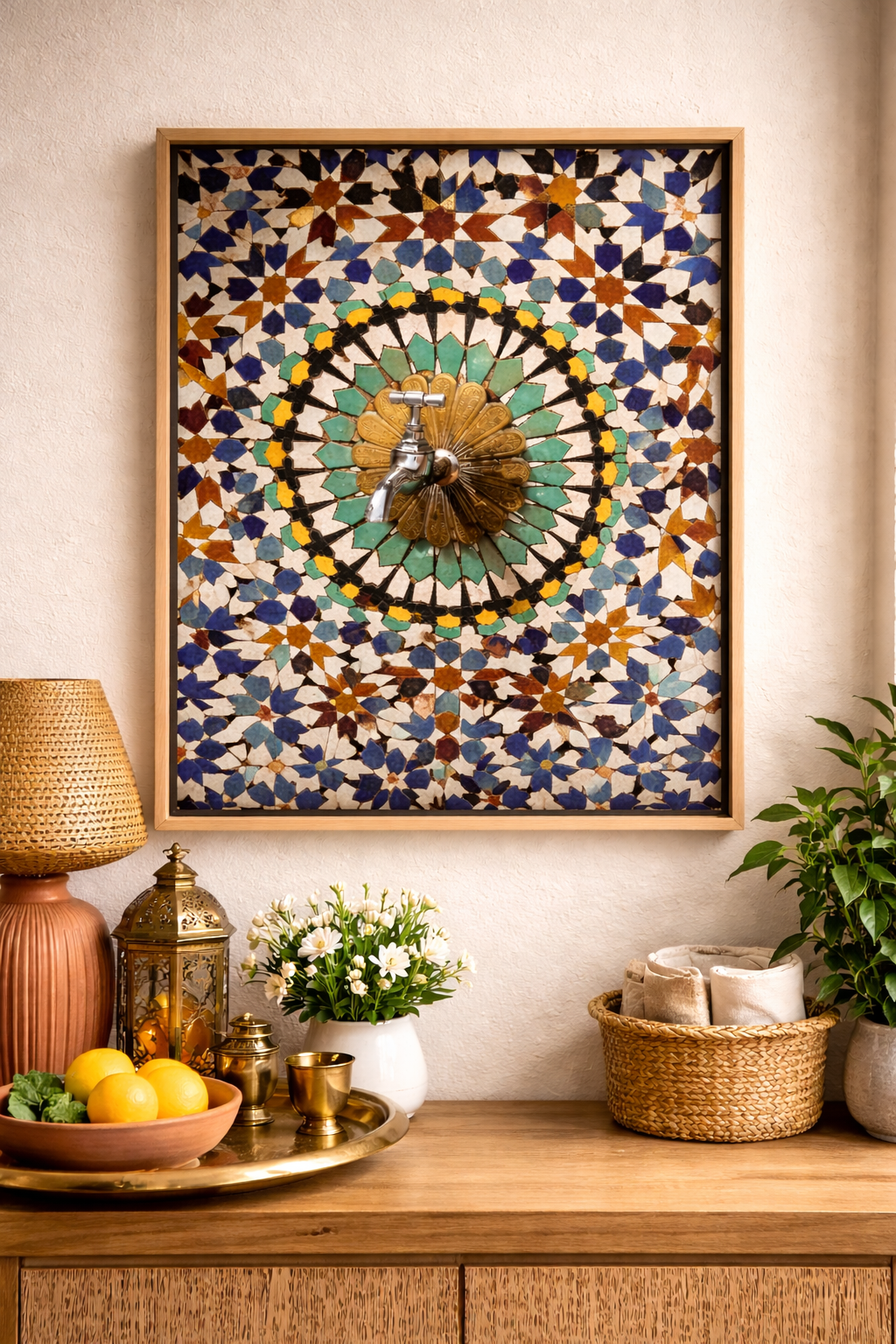 Tableau Zellige Marocain 