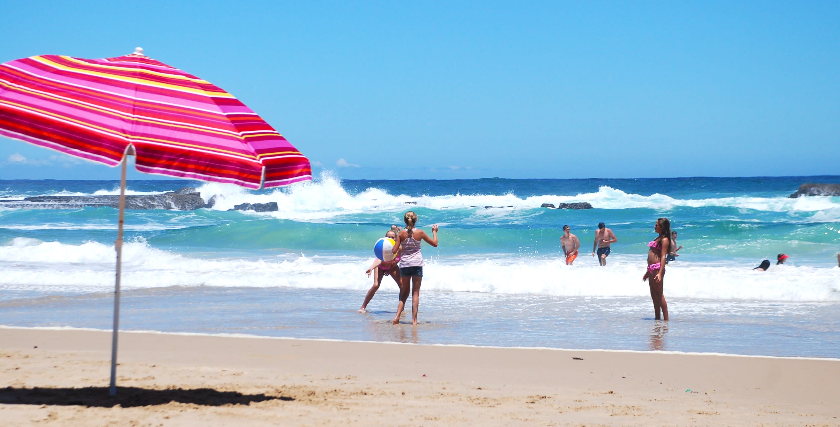 Spectacular golden sunset on the beach at Eersterivierstrand, Tsitsikamma