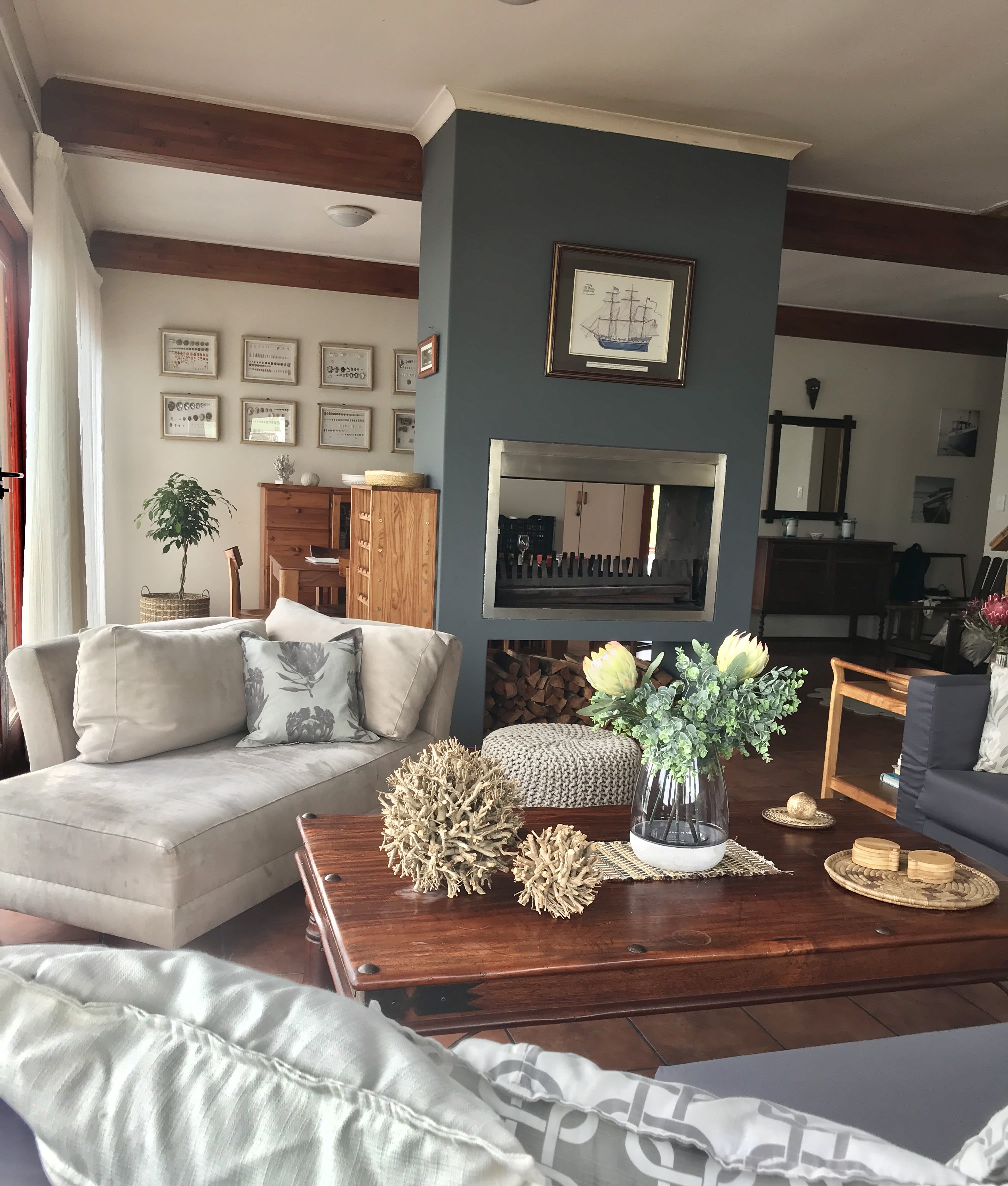 Curated interior decor and furnishings at On The Rocks Villa, Tsitsikamma