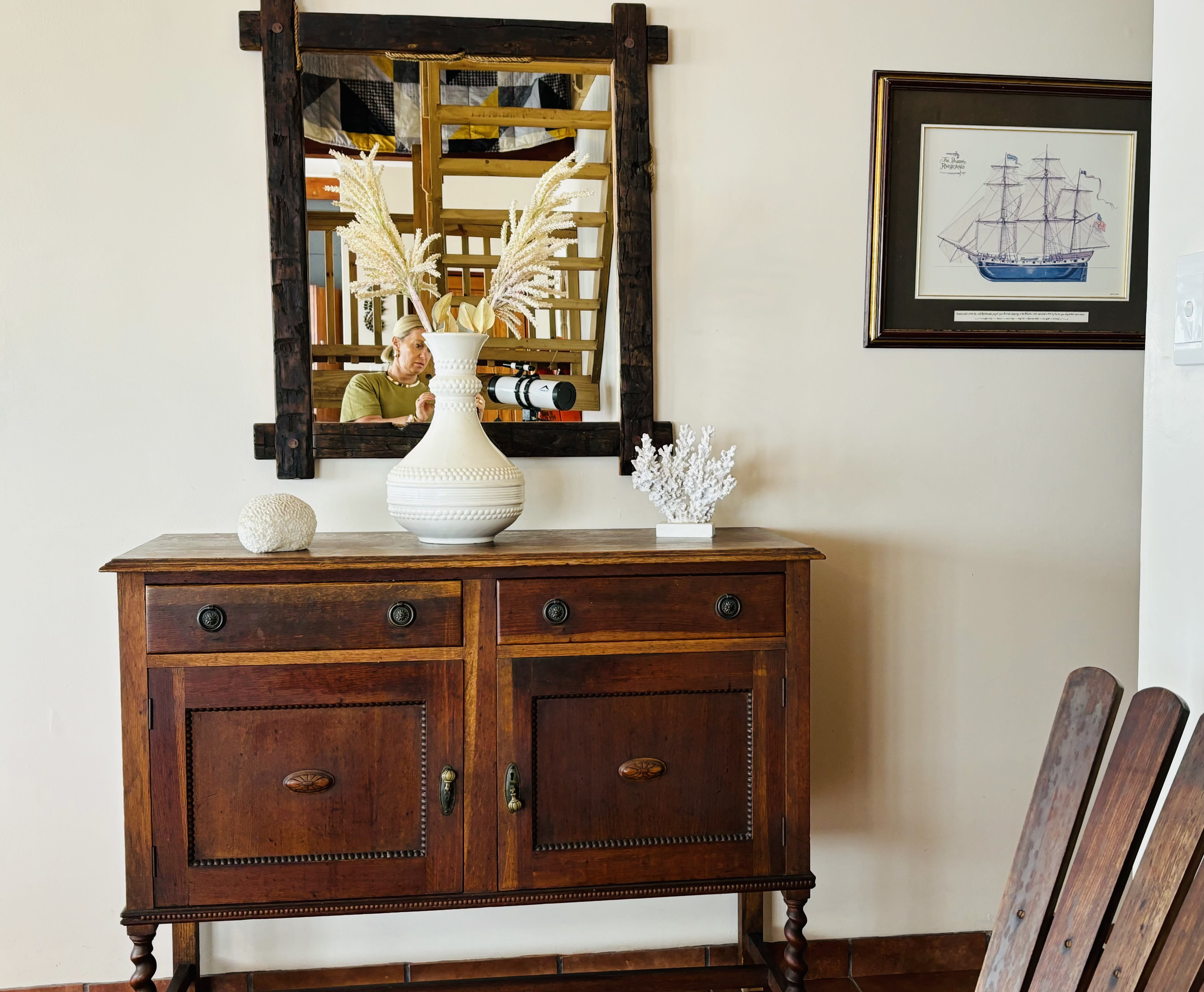 Bathroom fixtures and fittings in the shared bathroom, On The Rocks Villa