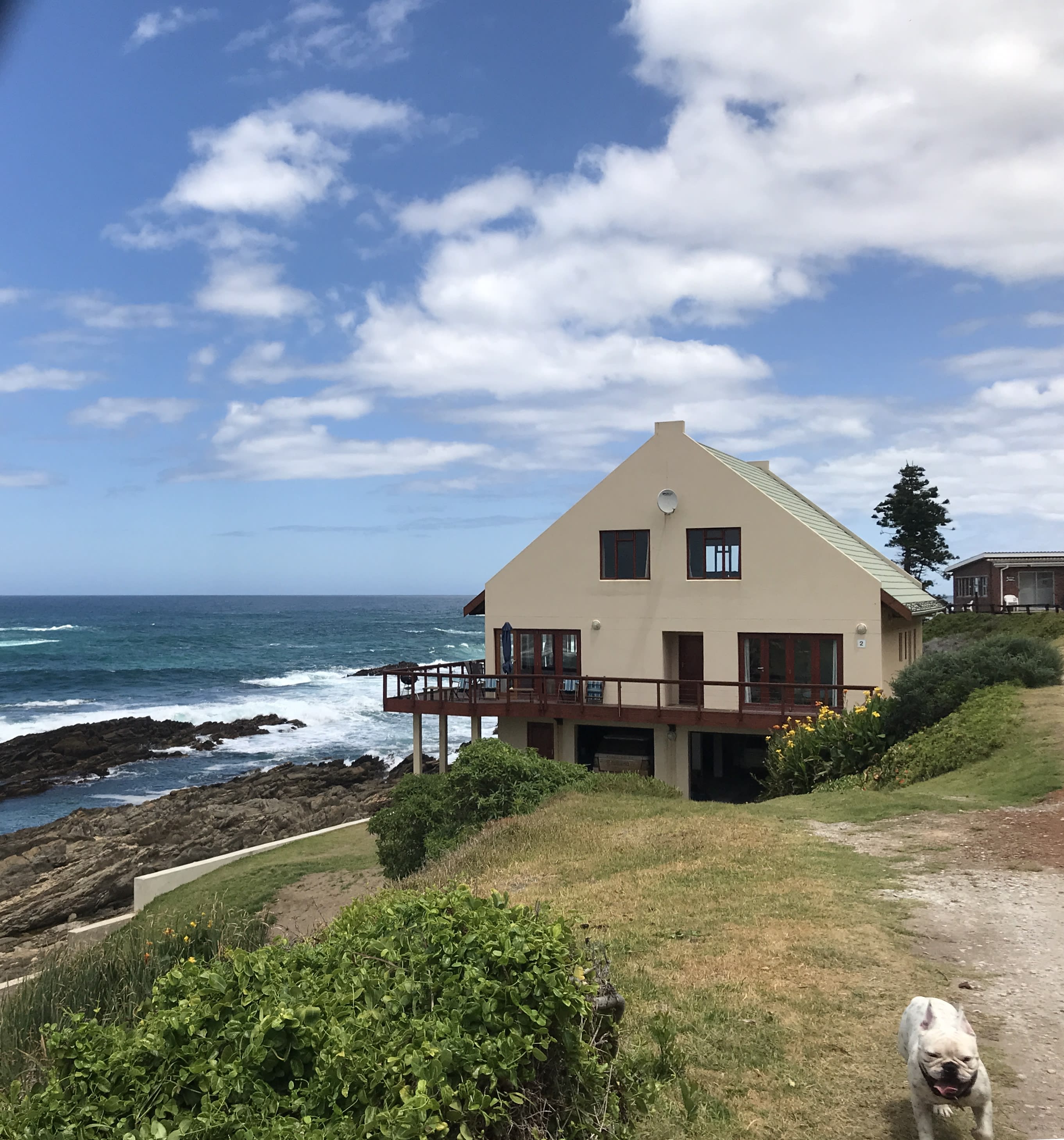 Scenic Eersterivierstrand beach scenery as seen from On The Rocks Villa