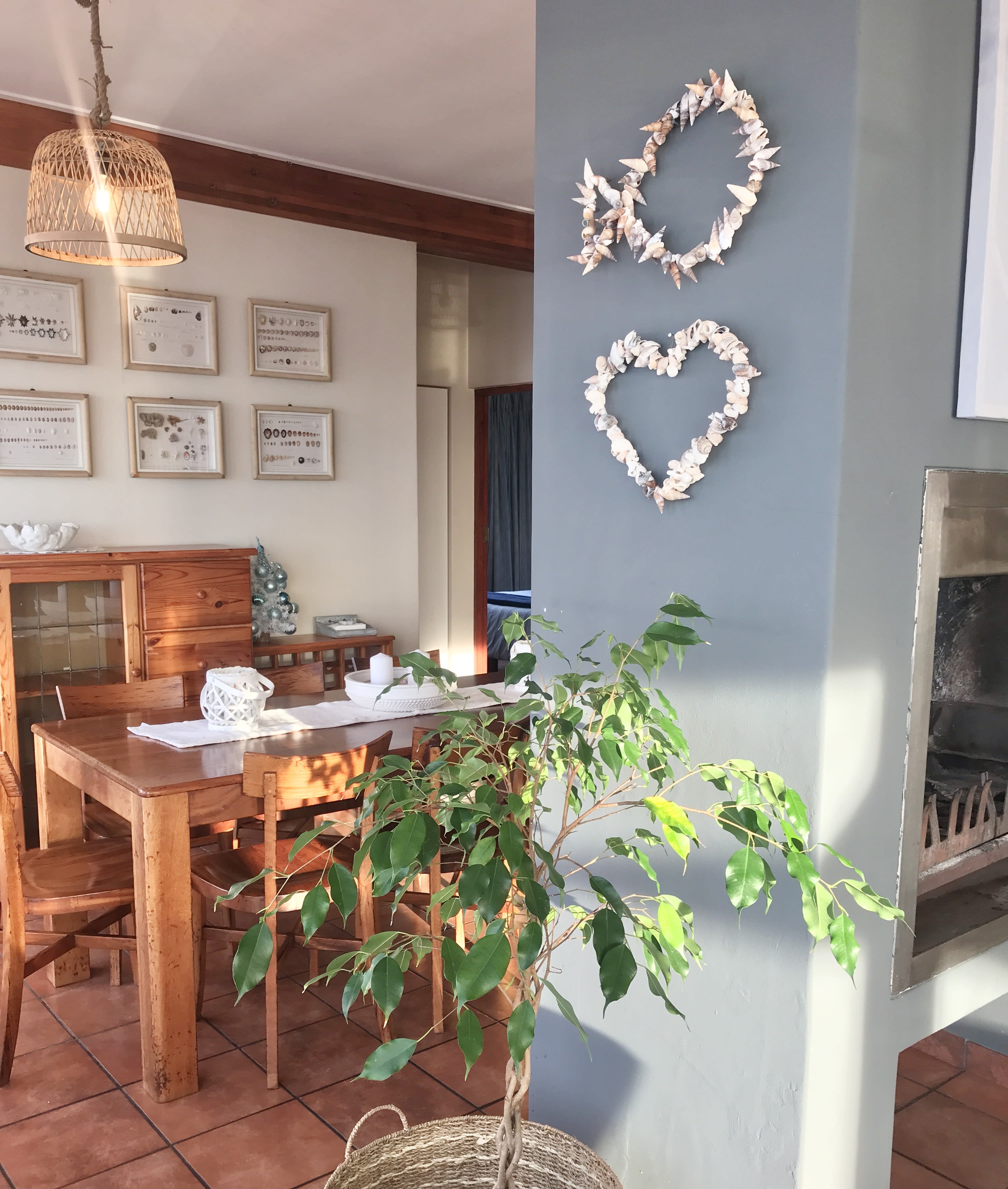 Wrap-around wooden deck view from the living area, On The Rocks Villa