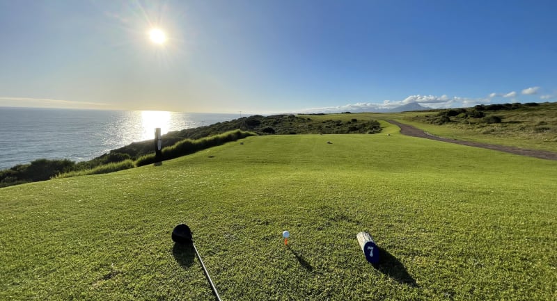 Fynbos Golf Club course surrounded by indigenous fynbos, Tsitsikamma