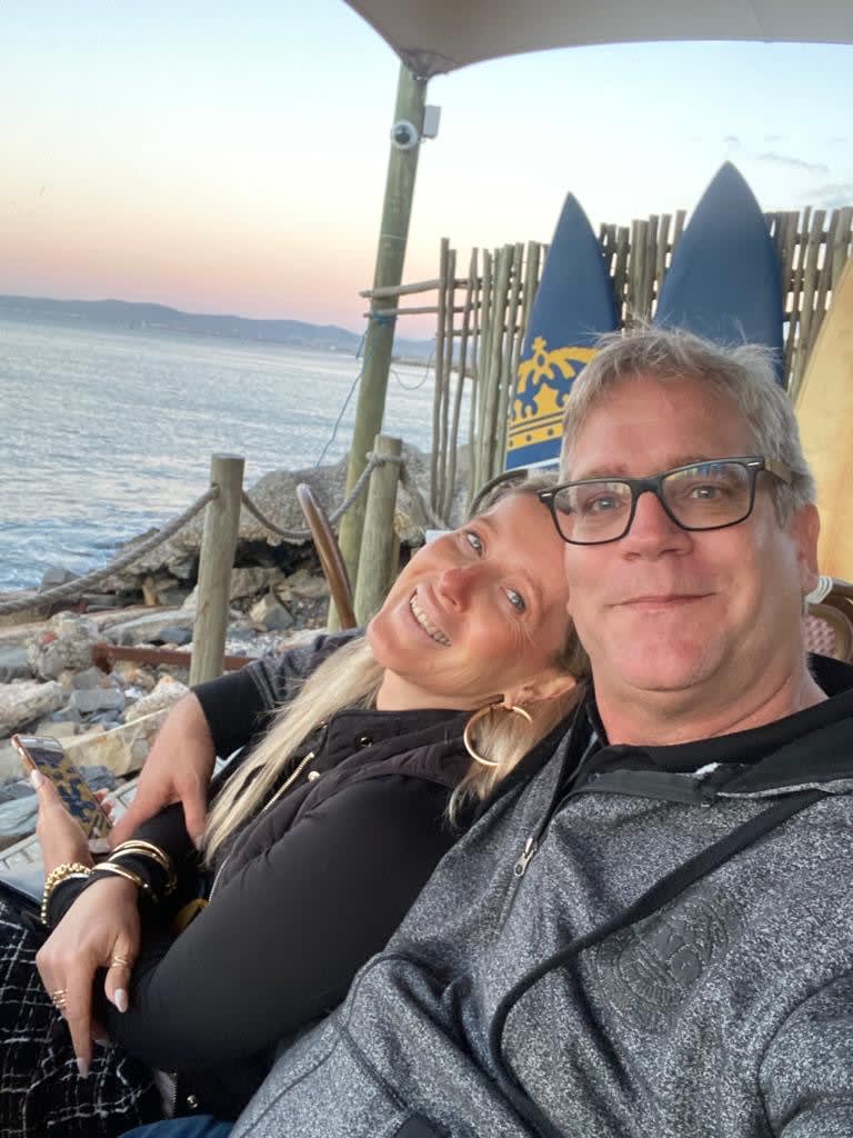 John and Valentina Nutt, hosts of On The Rocks Villa, Eersterivierstrand
