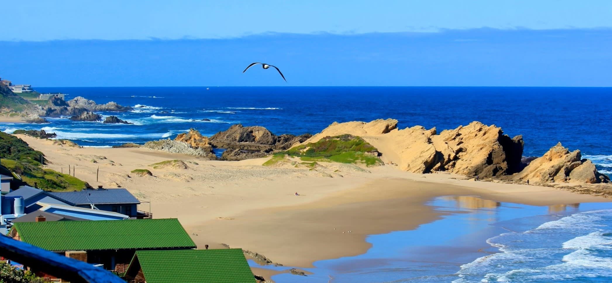Ancient fossil dunes at Eersterivierstrand, a geological landmark of the Eastern Cape coast