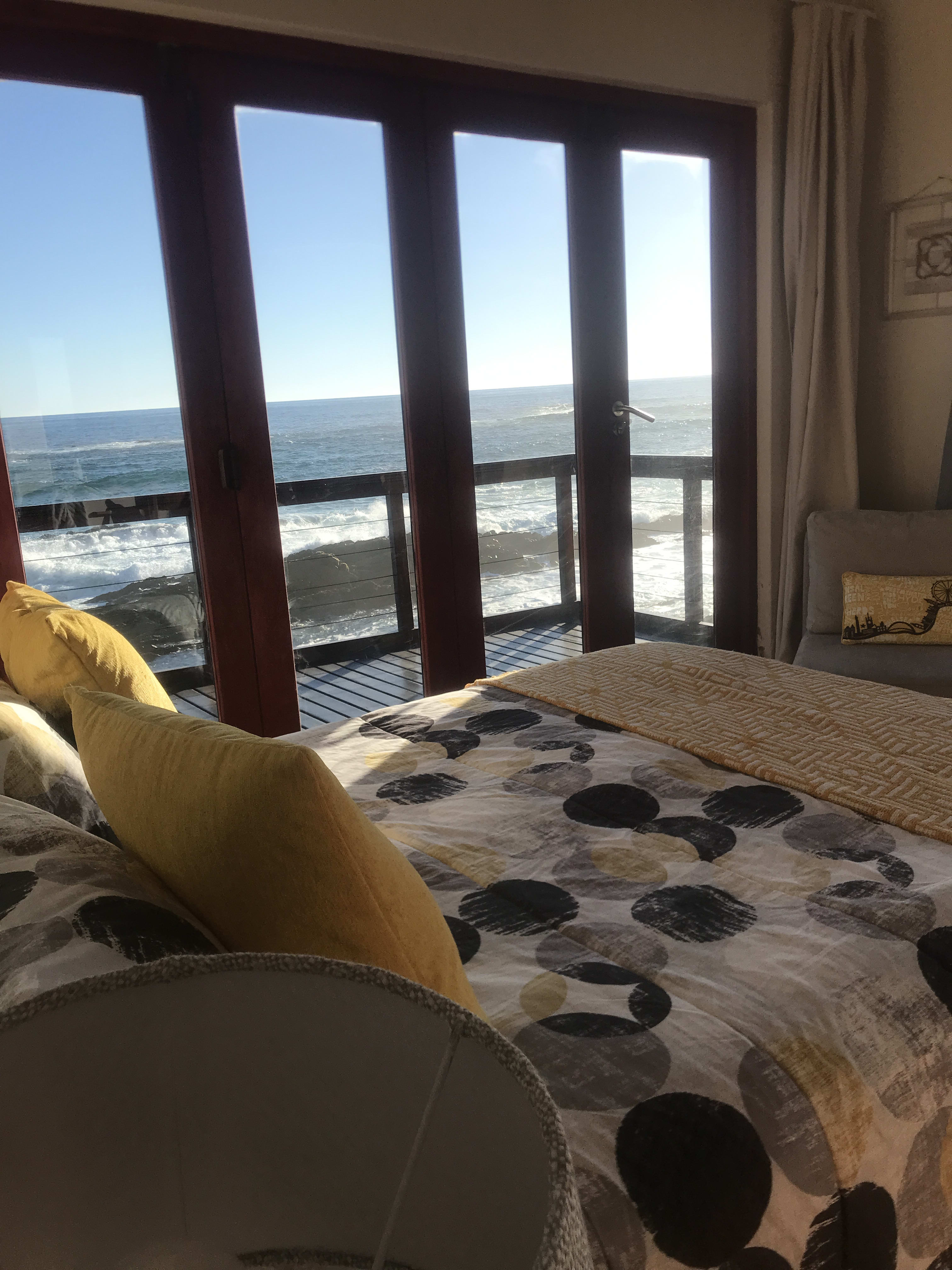 Ocean View Room at On The Rocks Villa – Double/Queen bedroom with terrace access, Eersterivierstrand, Tsitsikamma