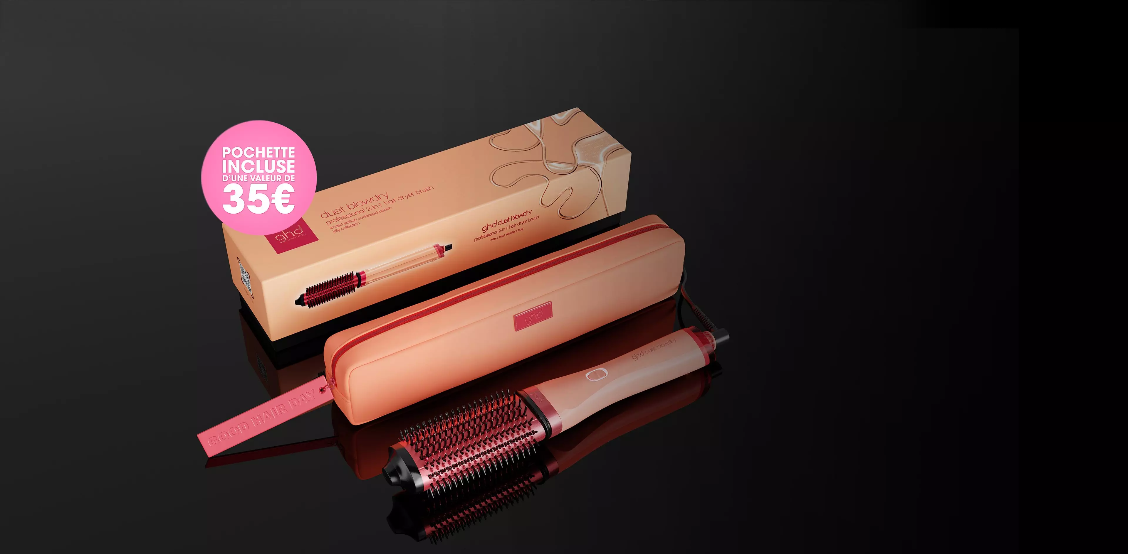 BROSSE SOUFFLANTE BLANCHE GHD DUET BLOWDRY