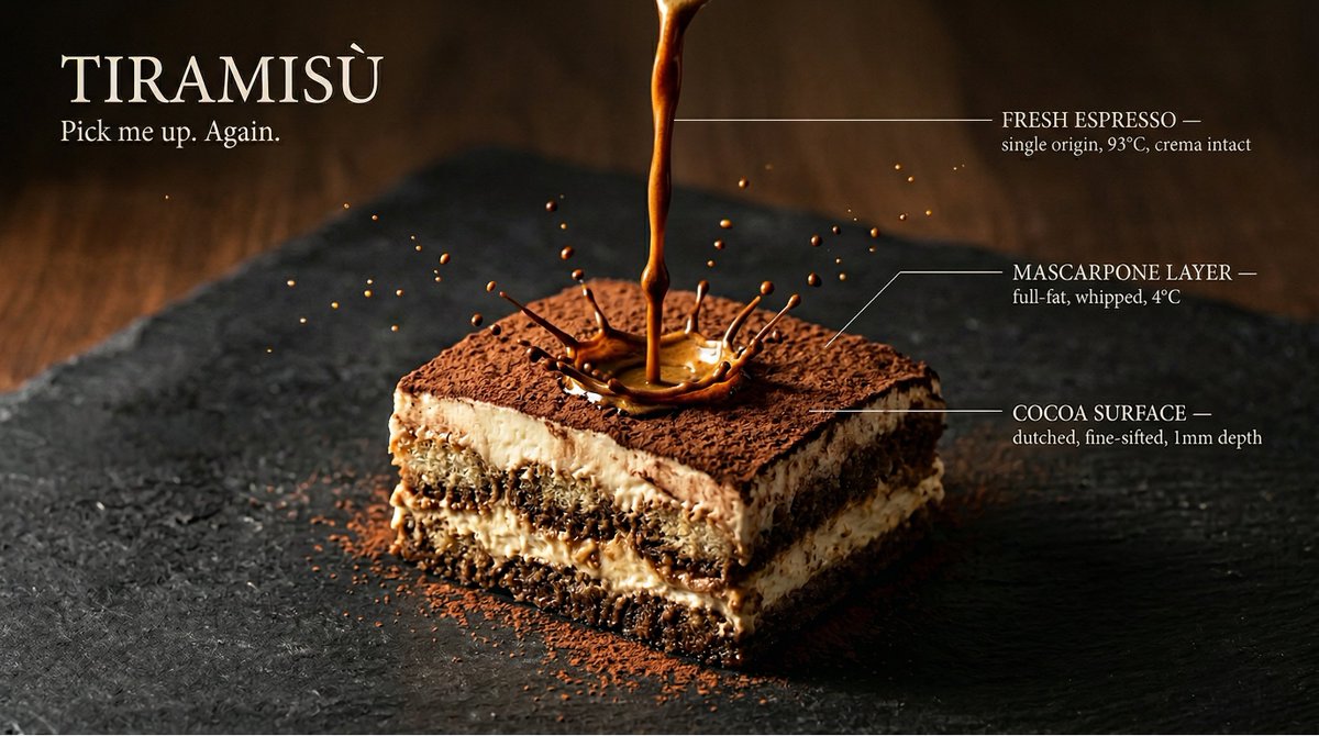 Ultra high-speed cinematic food photography of a gourmet dish with a dramatic liquid pour frozen mid-air, splashing droplets, and warm studio lighting in editorial style. Thumbnail 3