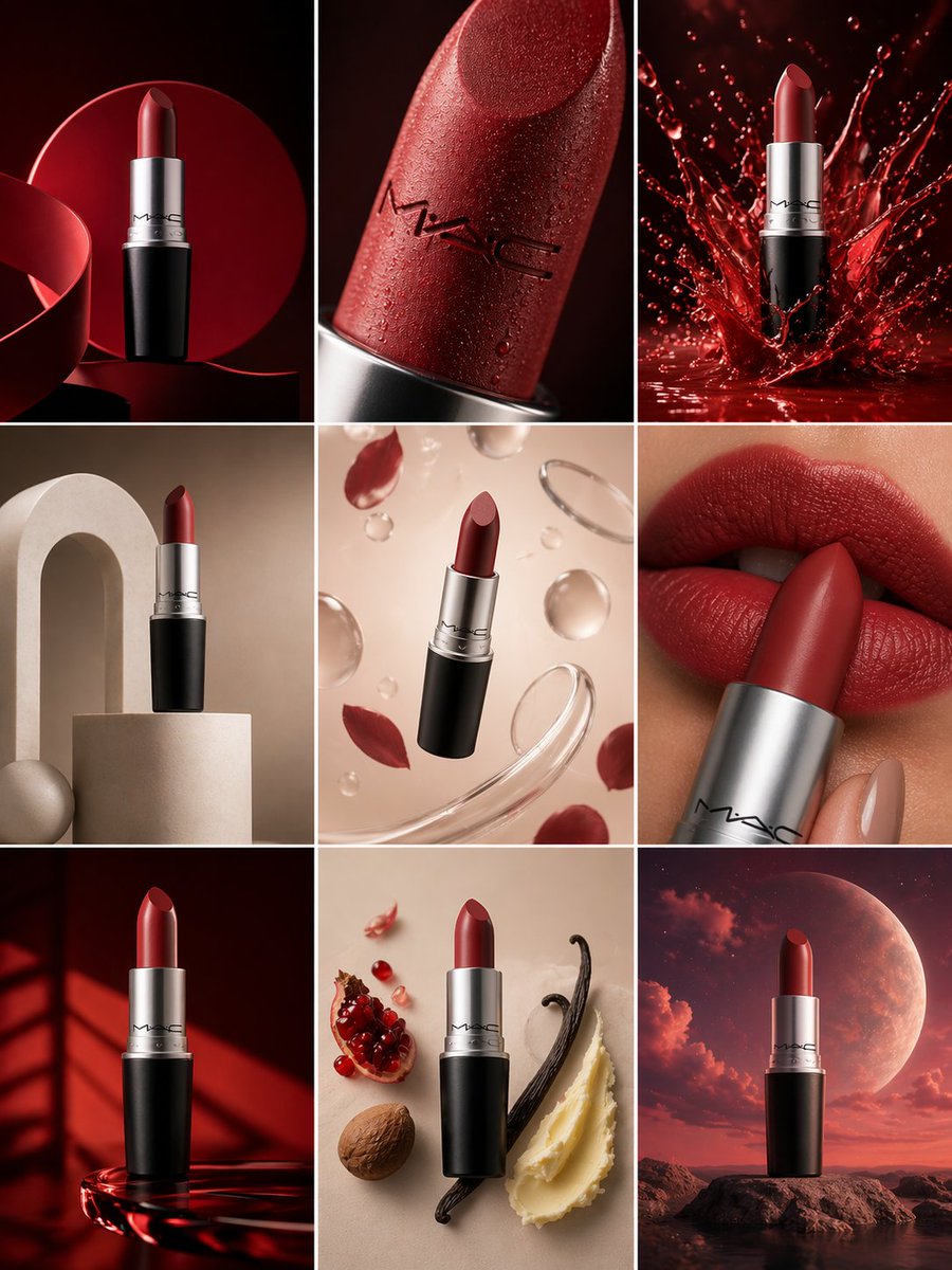 Luxury 3×3 Product Campaign Grid Advertising Template
