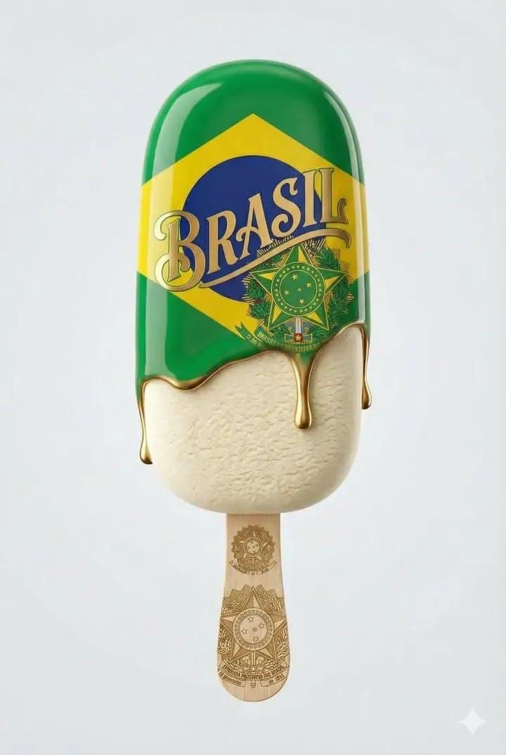 Minimalist ultra-realistic Kazakhstan-inspired ice cream bar with turquoise icing, gold ornamental patterns, and creamy vanilla interior in a clean studio background. Thumbnail 3